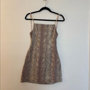 NWT UO Snakeskin Dress